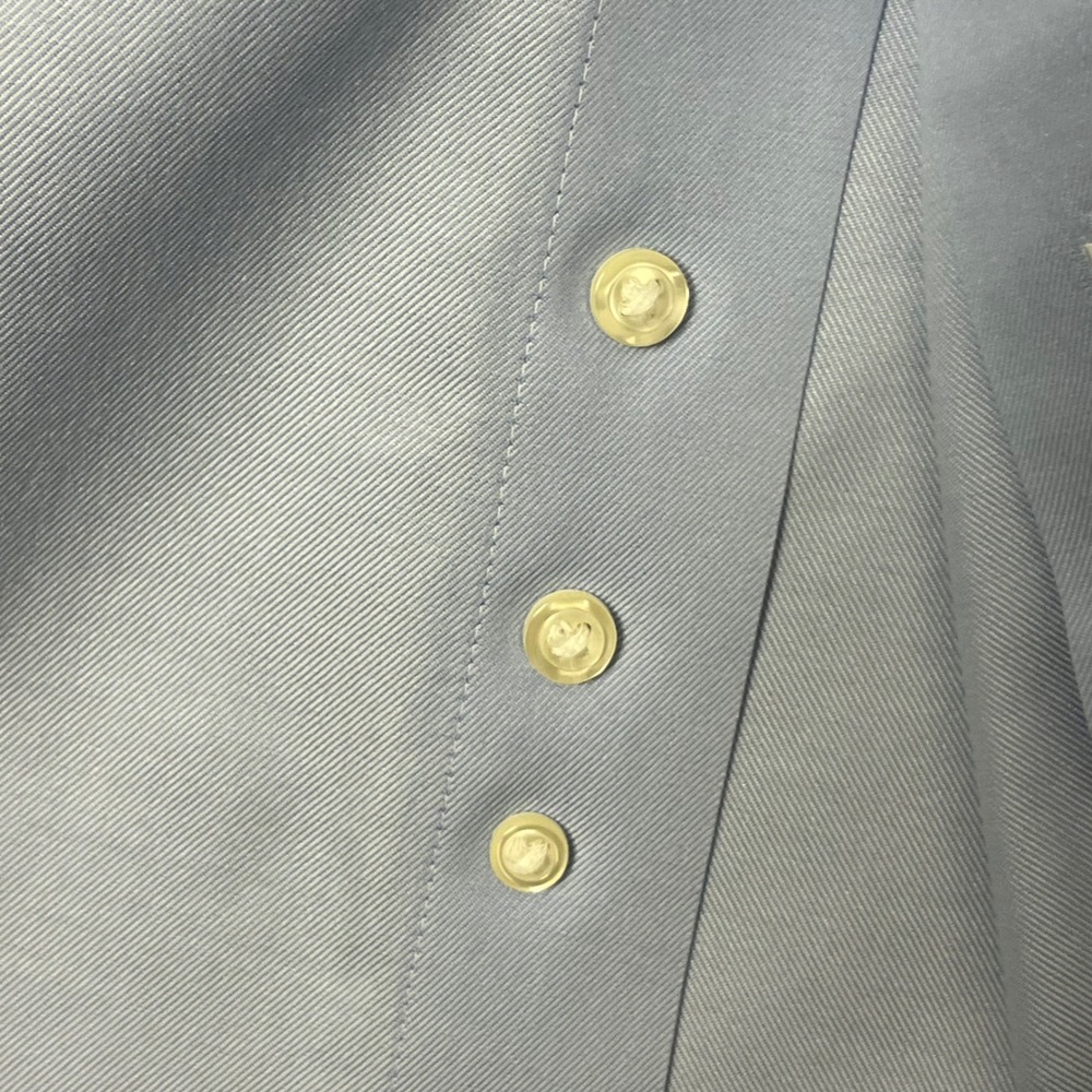 Brooks Brothers Regent Fit Non-Iron Stretch Supima Cotton Shirt Blue 15.5-34 - Picture 6 of 12